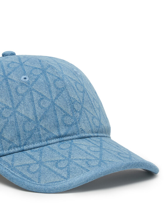 Calvin Klein Calvin Klein Czapka z daszkiem Denim Emblem Burnout LV04F5042G Niebieski