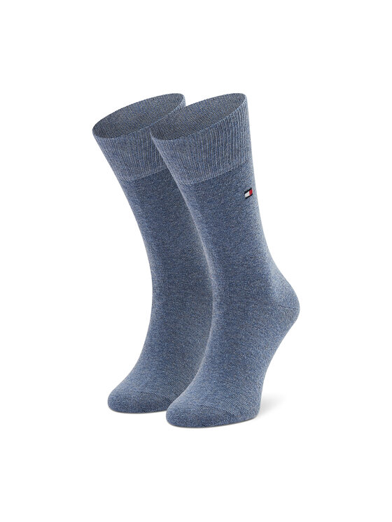 Tommy Hilfiger Tommy Hilfiger Dlouhé ponožky 391334 Modrá