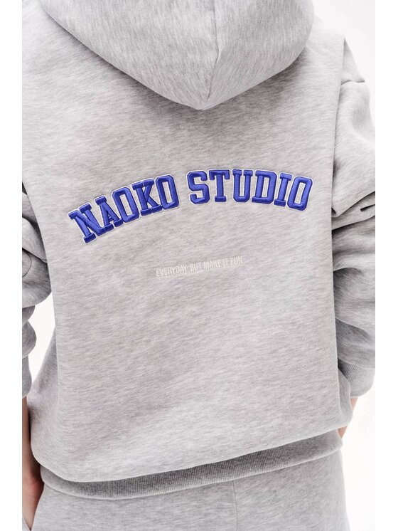 NAOKO NAOKO Bluza Everyday Szary Loose Fit
