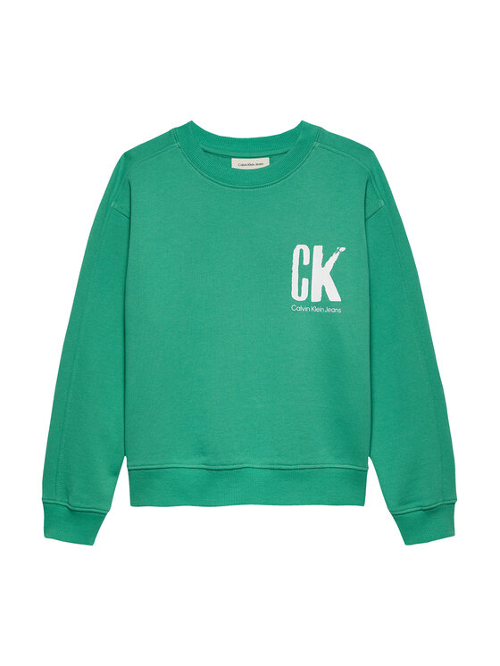 Calvin Klein Jeans Calvin Klein Jeans Μπλούζα Summer IB0IB02462 Πράσινο Regular Fit