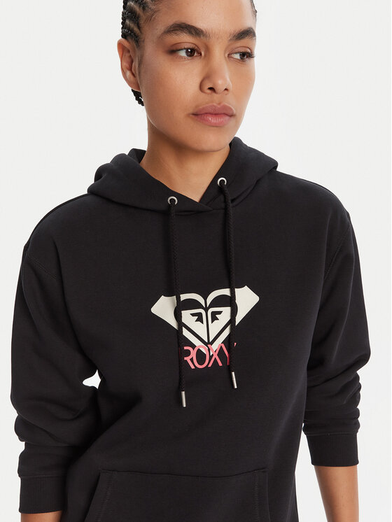 Roxy Roxy Μπλούζα ERJFT05020 Μαύρο Regular Fit
