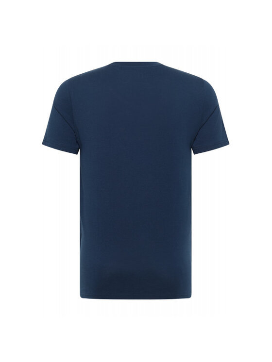 Mustang Mustang T-Shirt Style Austin Niebieski Regular Fit