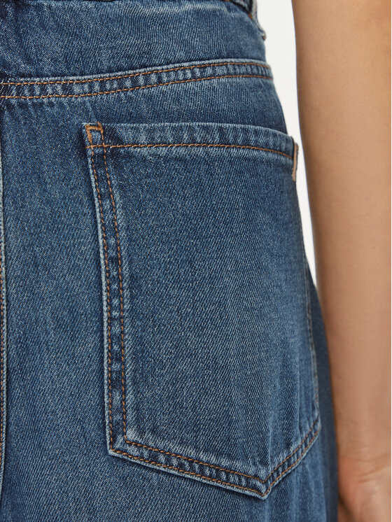 Weekend Max Mara Weekend Max Mara Jeansy Abitata 2425186061600 Tmavomodrá Wide Leg