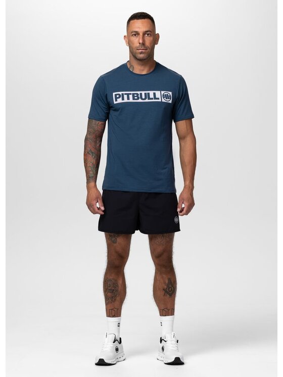 PITBULL PITBULL Koszulka techniczna Casual Sport HILLTOP Niebieski Regular Fit