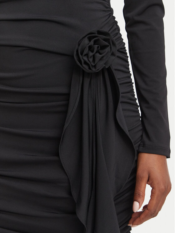 Guess Guess Rochie cocktail W6BK19 K6104 Negru Slim Fit