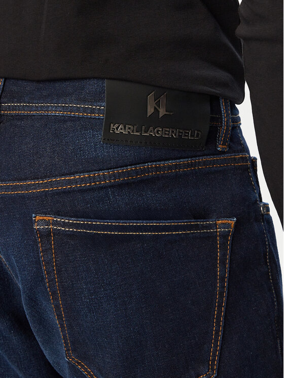 KARL LAGERFELD KARL LAGERFELD Jeansy 265501 564857 Granatowy Regular Fit