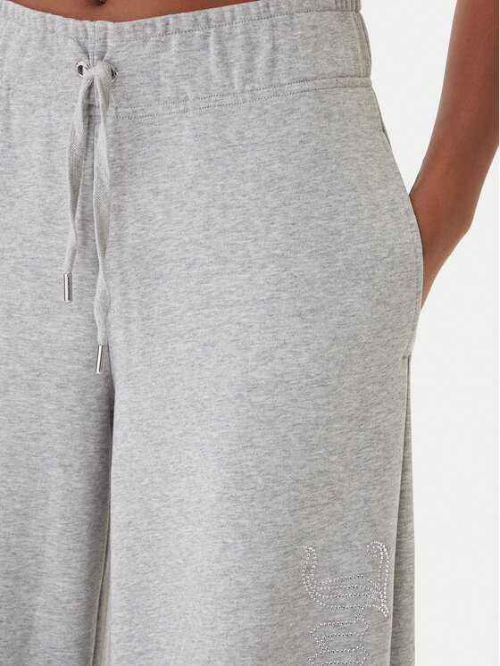 Juicy Couture Juicy Couture Спортивні штани Annen JCWBJ225320 Сірий Wide Leg