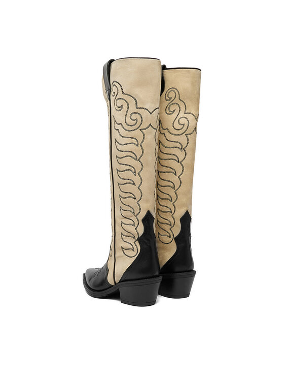 Badura Badura Kovbojská obuv EO-BAYLOR-5033-25 Béžová