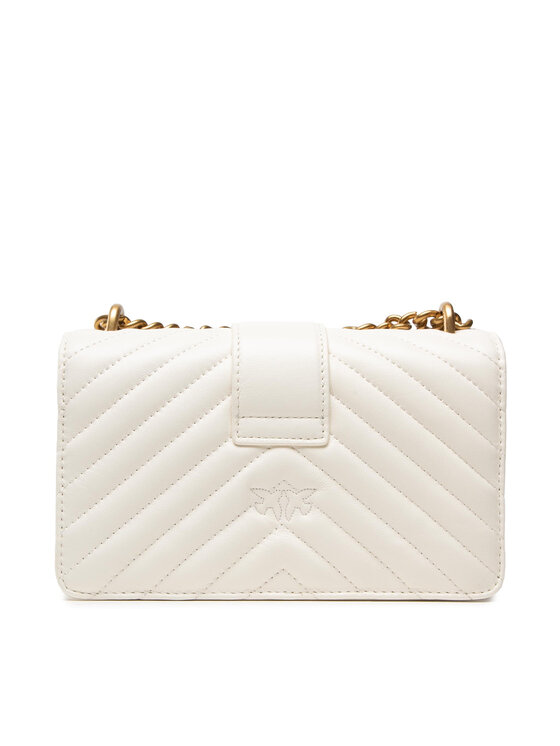PINKO Pinko Handtasche Love Mini Icon V Quilt Dc PE 22 PLTT 1P22JU Y7SQ Weiß