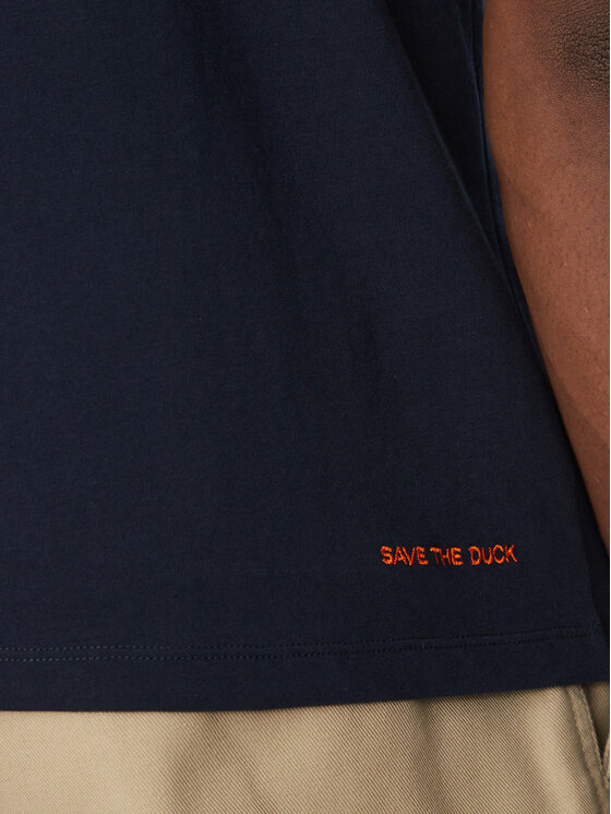 Save The Duck Save The Duck T-krekls DT1194M BESY20 Tumši zils Regular Fit