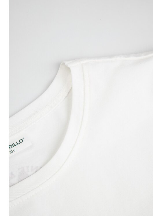 Coccodrillo Coccodrillo Tričko ZC6143211LGD-003 Krémová Regular Fit
