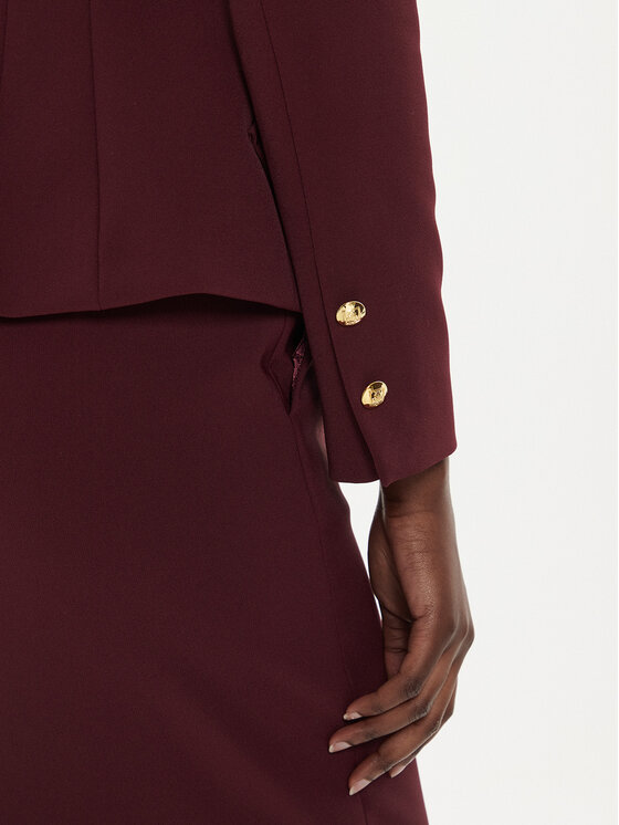 Elisabetta Franchi Elisabetta Franchi Піджак GI-095-46E2-V600 Бордовий Slim Fit