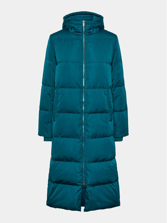 YAS YAS Vatovaná bunda 26023635 Tyrkysová Regular Fit