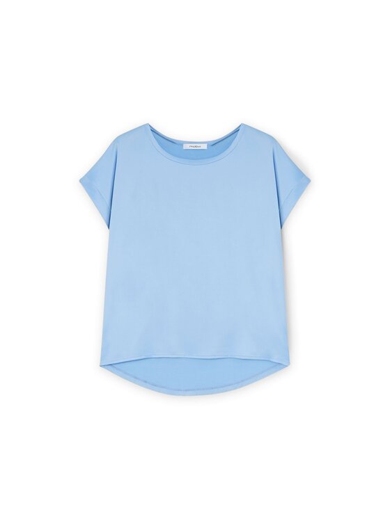 Motivi Motivi T-Shirt G063W603319N004 Turkusowy Regular Fit