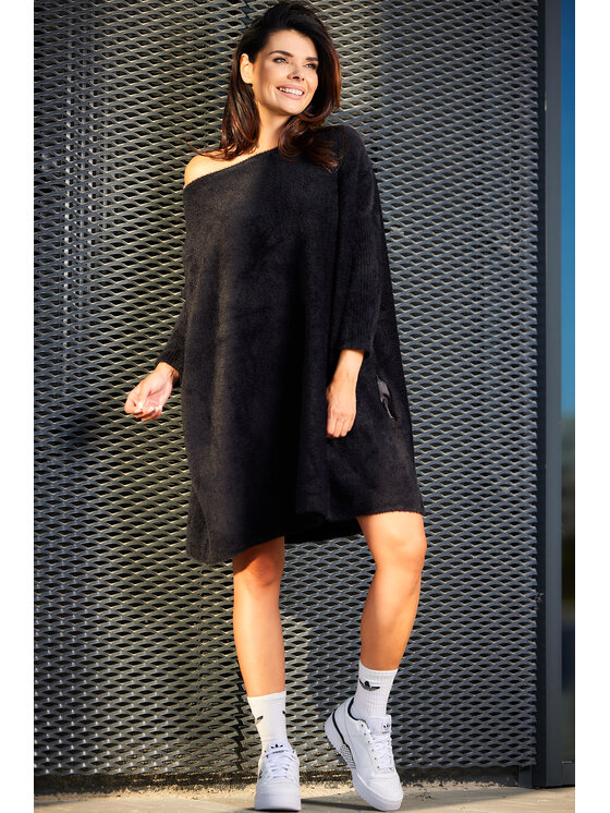 Awama Awama Maglione A618 Nero Basic Fit