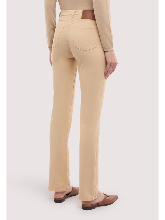 Trussardi Trussardi Pantaloni di tessuto P7019300363N012 Crema Regular Fit