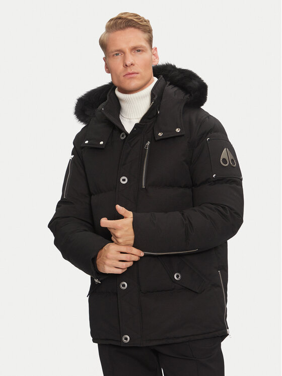 Moose Knuckles Moose Knuckles Geacă din puf Original 3Q Neoshear M32MJ128SX Negru Slim Fit