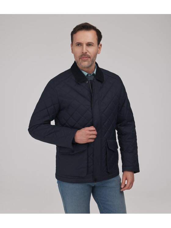 Lee Cooper Lee Cooper Kurtka przejściowa HERMES Granatowy Regular Fit