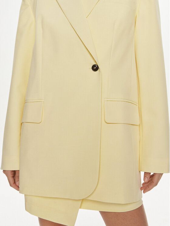 Herskind Herskind Marynarka Verner 5103519 Żółty Oversize