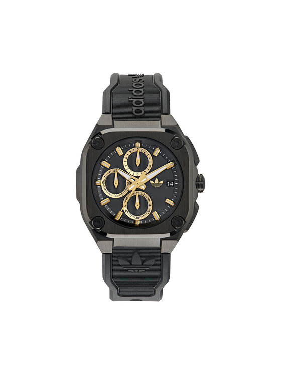 adidas Originals Hodinky City Tech Three Chrono AOFH24020 Čierna