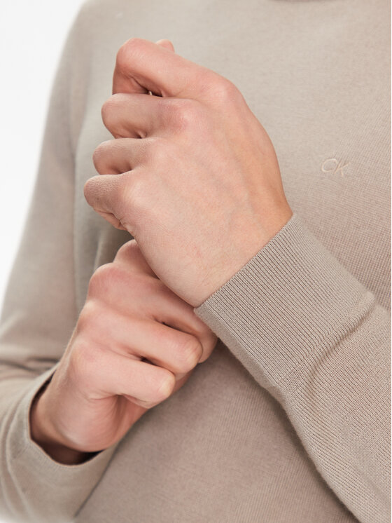 Calvin Klein Calvin Klein Pullover K10K109474 Beige Regular Fit