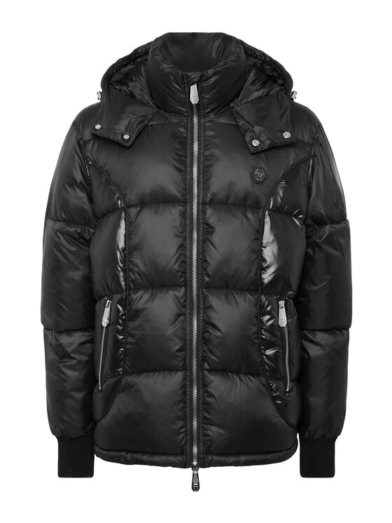 PHILIPP PLEIN PHILIPP PLEIN Kurtka puchowa 27031 Czarny Regular Fit