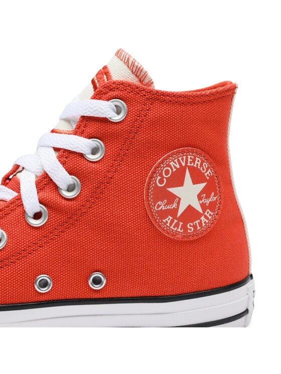 Converse Sneakers aus Stoff Chuck Taylor All Star A06197C Orange Modivo