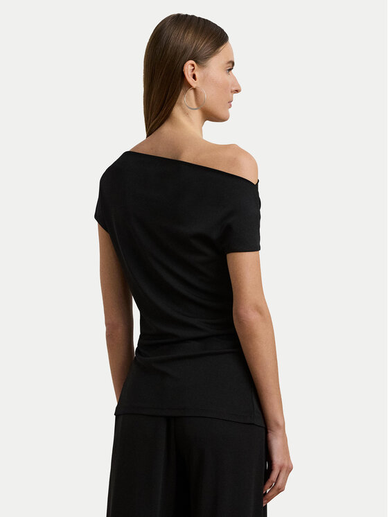 LAUREN RALPH LAUREN LAUREN RALPH LAUREN Μπλουζάκι 200963913002 Μαύρο Slim Fit