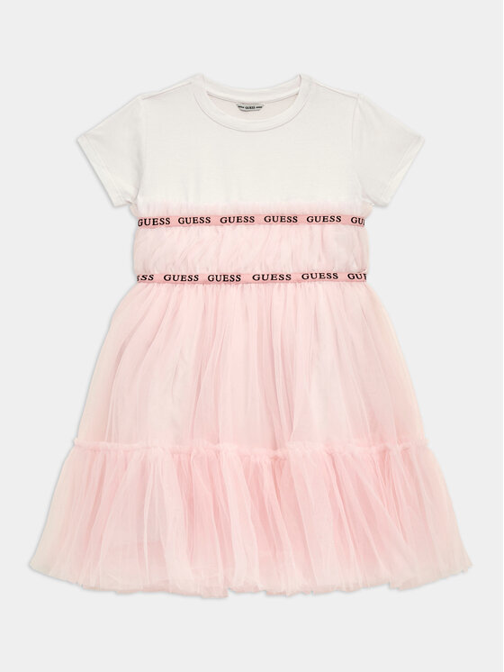 Guess Guess Elegáns ruha J4RK26 K6YW0 Rózsaszín Regular Fit