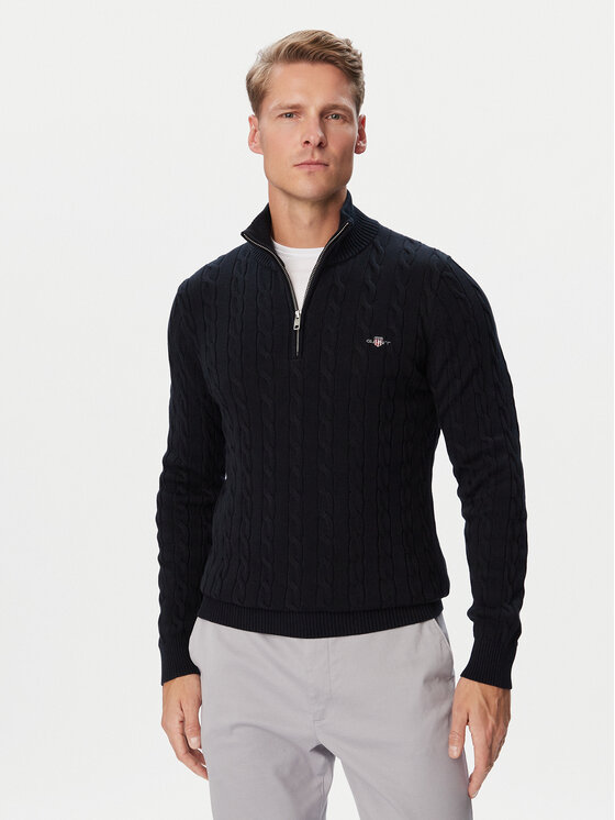 Gant Gant Πουλόβερ 8050603 Σκούρο μπλε Regular Fit