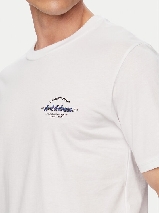 Jack & Jones Jack & Jones Σετ T-Shirt και σορτς Brandon 12298184 Λευκό Regular Fit