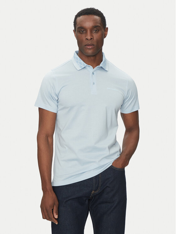 KARL LAGERFELD KARL LAGERFELD Pólóing 745001 552200 Kék Slim Fit