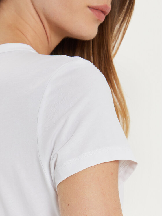 Calvin Klein Calvin Klein T-Shirt K20K207974 Biały Regular Fit