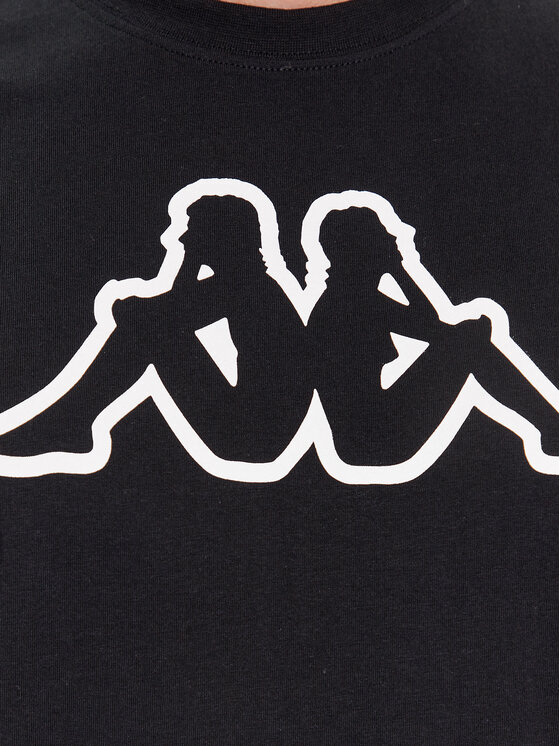 Kappa Kappa Póló Logo Korpo Cromen 303HZ70 Fekete Regular Fit