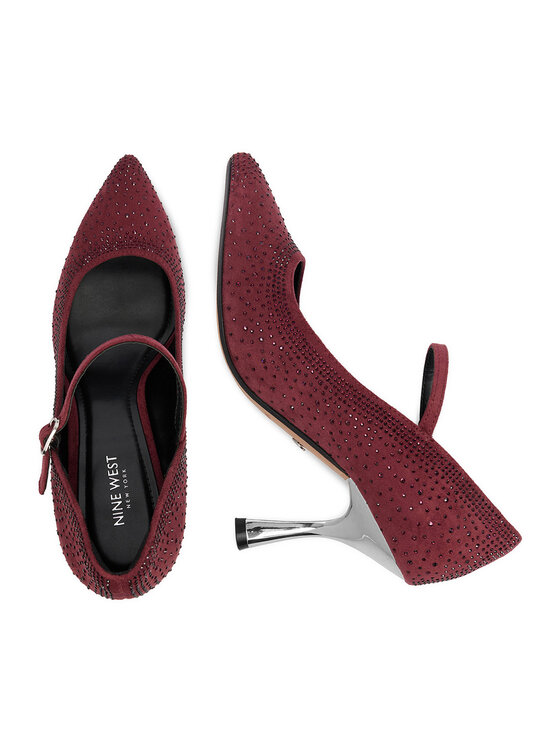 Nine West Nine West Pantofi cu toc subțire CEO-LP90858-296 Vișiniu