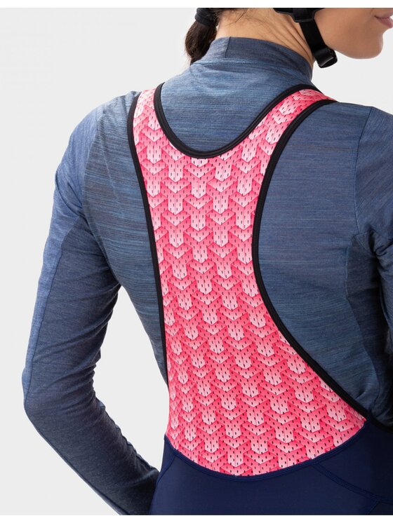 Alé Cycling Alé Cycling Spodnie outdoor Solid Essential Bib Granatowy Fitted Fit