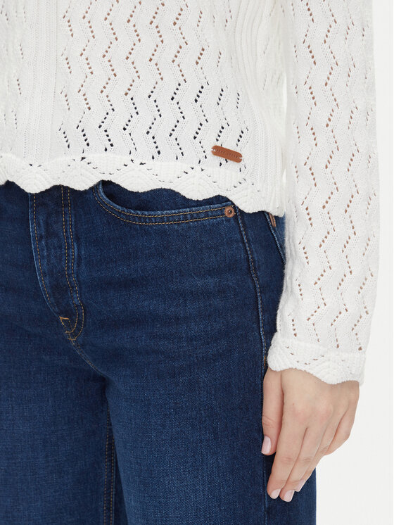 Pepe Jeans Pepe Jeans Sveter Olya PL702288 Écru Regular Fit