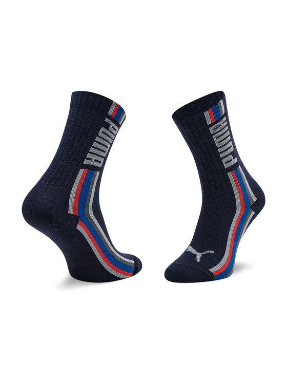 Puma Puma Zestaw 2 par wysokich skarpet dziecięcych 935321 01 Kolorowy