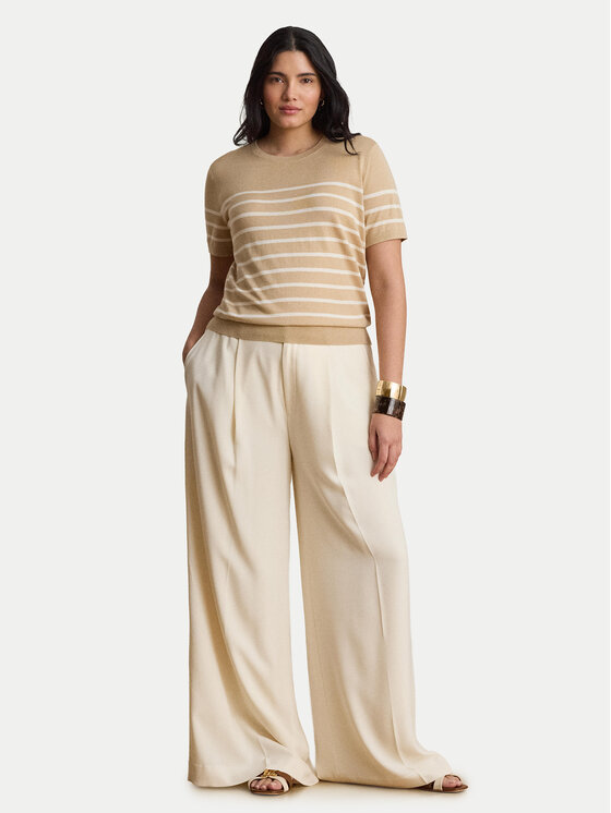 LAUREN RALPH LAUREN LAUREN RALPH LAUREN T-särk Eyelah 200P13973002 Beež Regular Fit