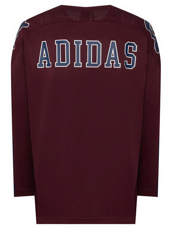 adidas adidas Тениска с дълъг ръкав Stadium Jersey KF7318 Бордо Loose Fit
