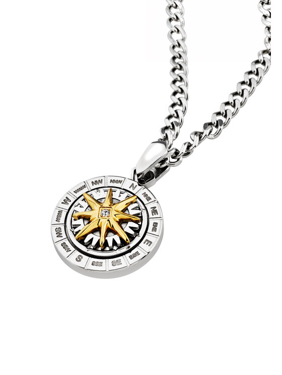 Breil Breil Collana PRIMAL COMPASS Argento