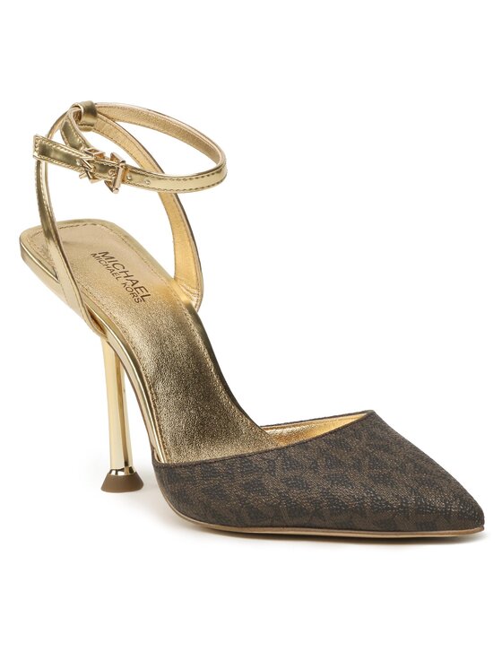 MICHAEL Michael Kors Сандали Imani Pump 40R3IMHP1B Кафяв