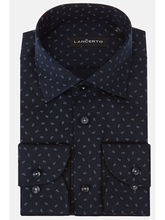 Lancerto Lancerto Koszula Arlette KO073120000008 Granatowy Regular Fit