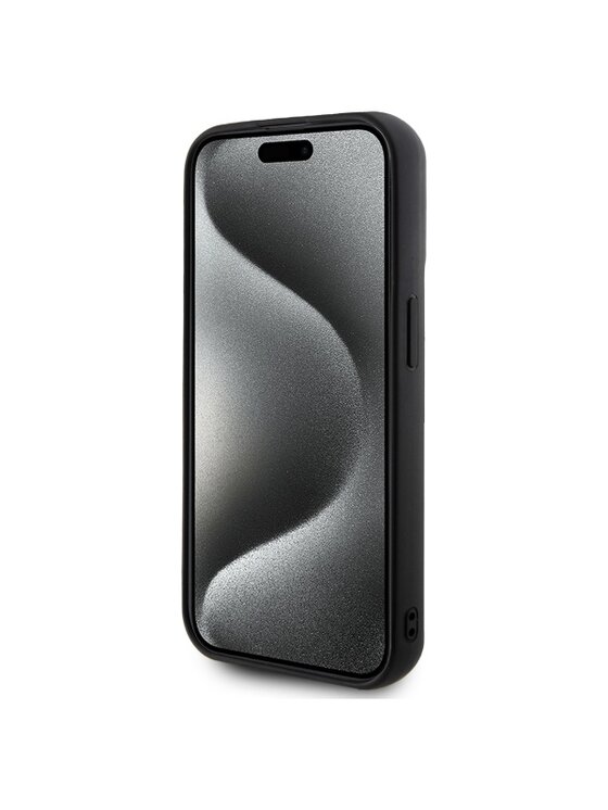 KARL LAGERFELD KARL LAGERFELD Etui na telefon 3D Rubber Signature Czarny