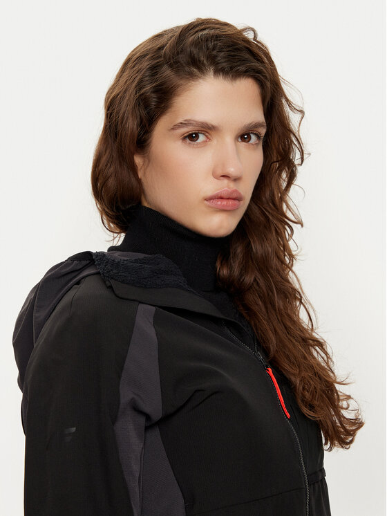 4F 4F Giacca di transizione 4FWAW24TTJAF688 Nero Regular Fit