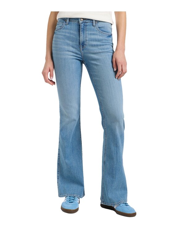 Lee Lee Jeansy Breese Niebieski Wide Leg