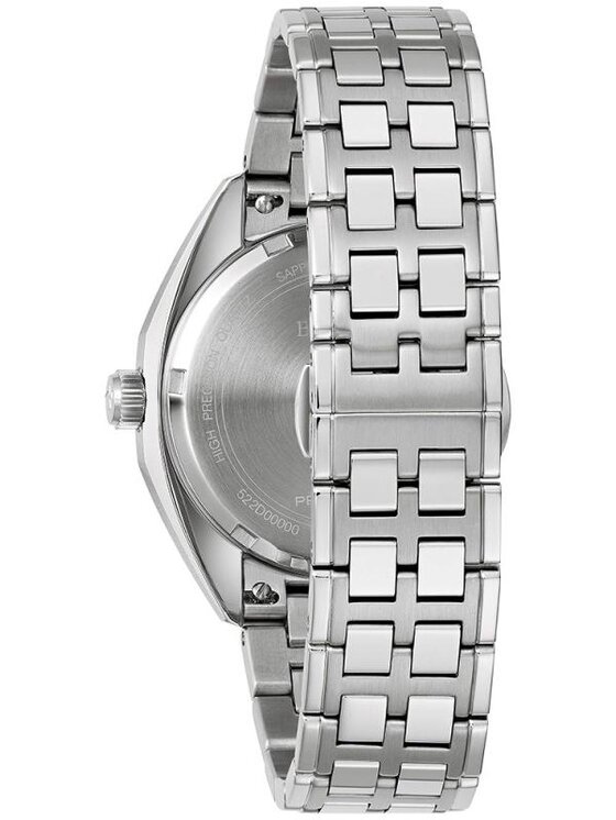 Bulova Bulova Zegarek 96B472 Srebrny