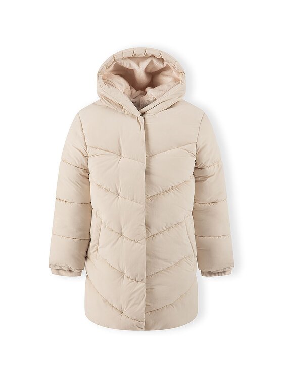 minoti minoti Kurtka zimowa 32COAT167 Kremowy Longline Fit