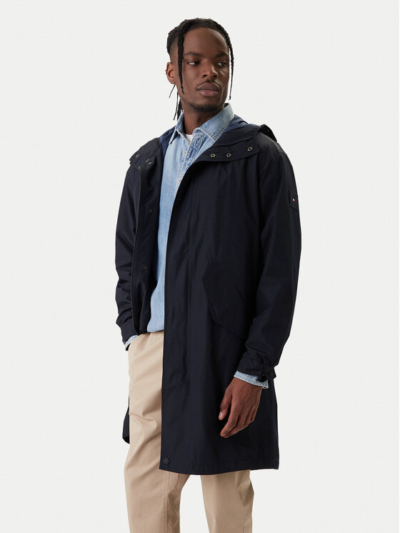 Tommy Hilfiger Tommy Hilfiger Parka MW0MW39645 Tumesinine Regular Fit