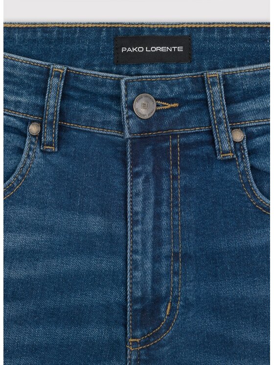 Pako Lorente Pako Lorente Jeansy P25WF-WJ-002 Granatowy Slim Fit